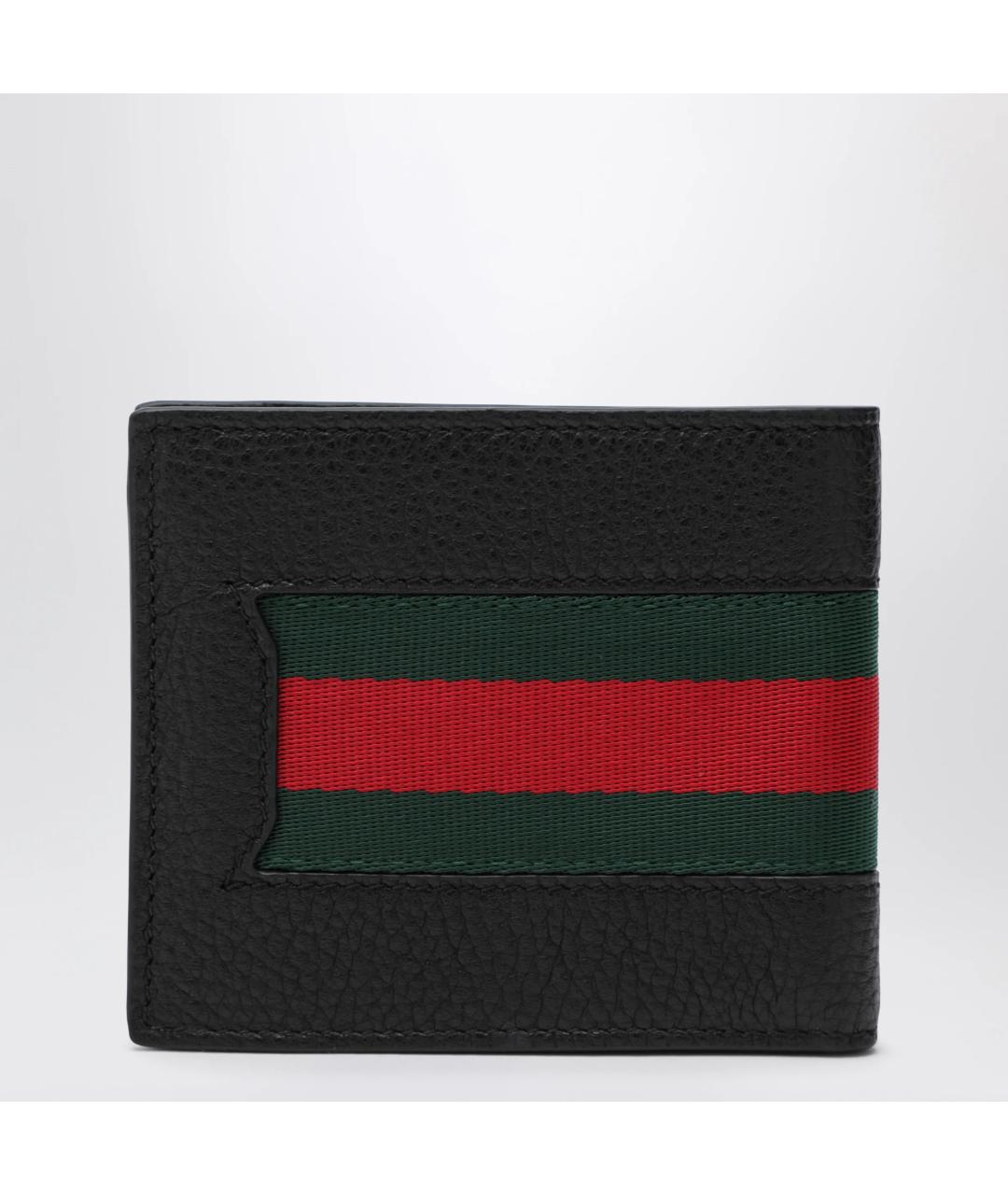 GUCCI Черный кожаный кардхолдер, фото 2
