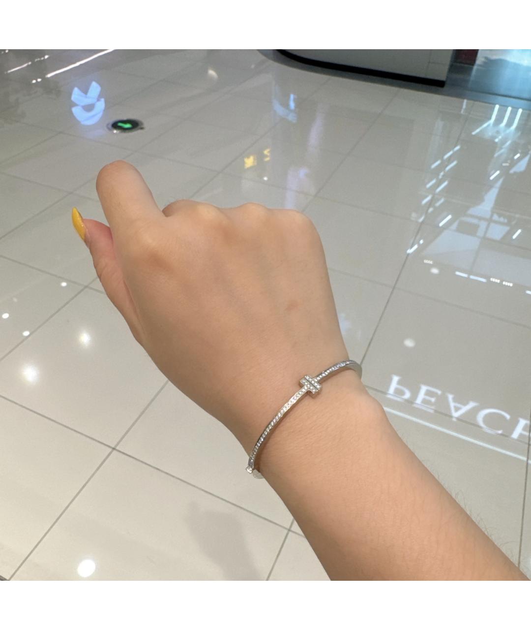 TIFFANY&CO Серебряный браслет из белого золота, фото 6