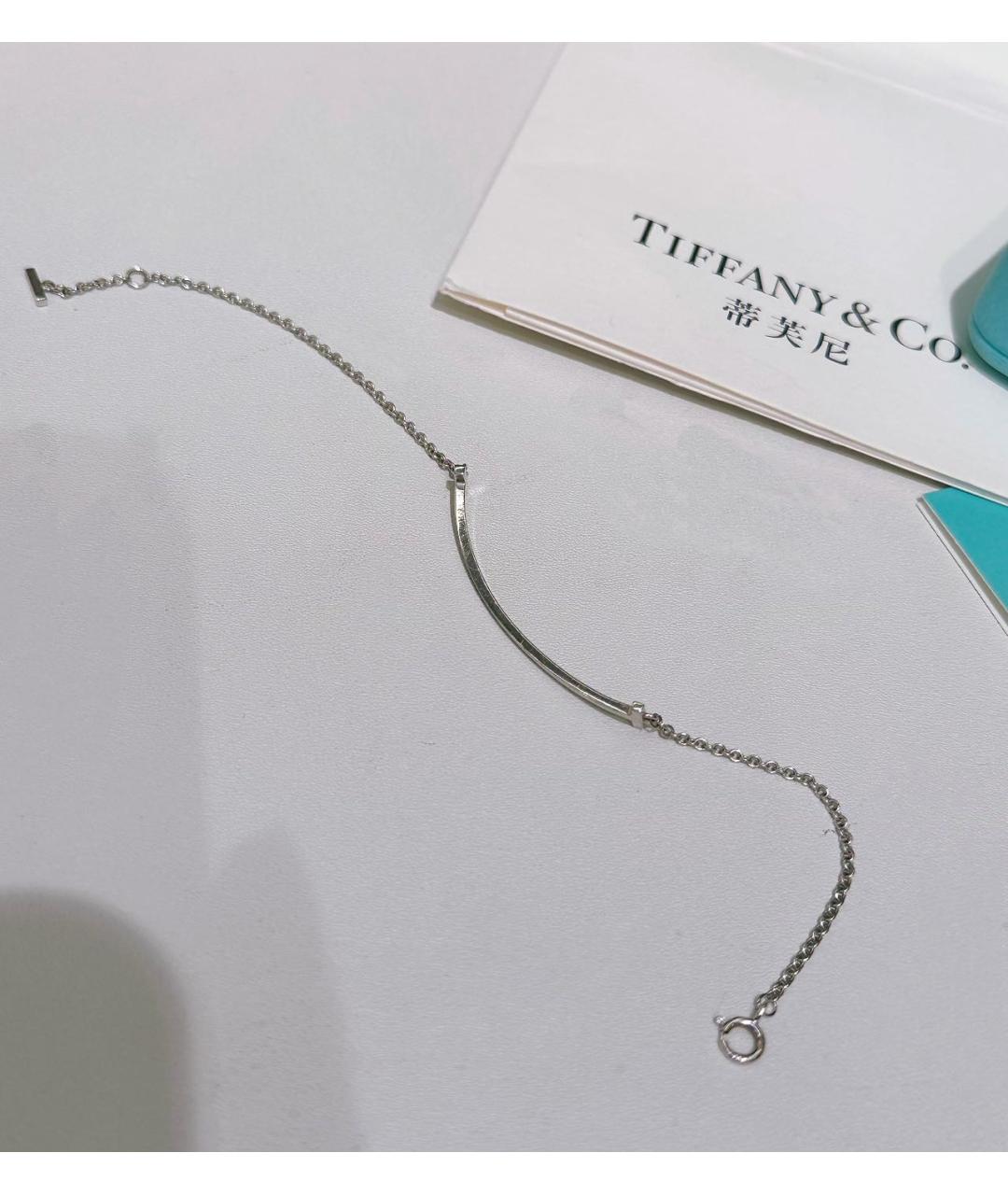 TIFFANY&CO Серебряный браслет из белого золота, фото 2