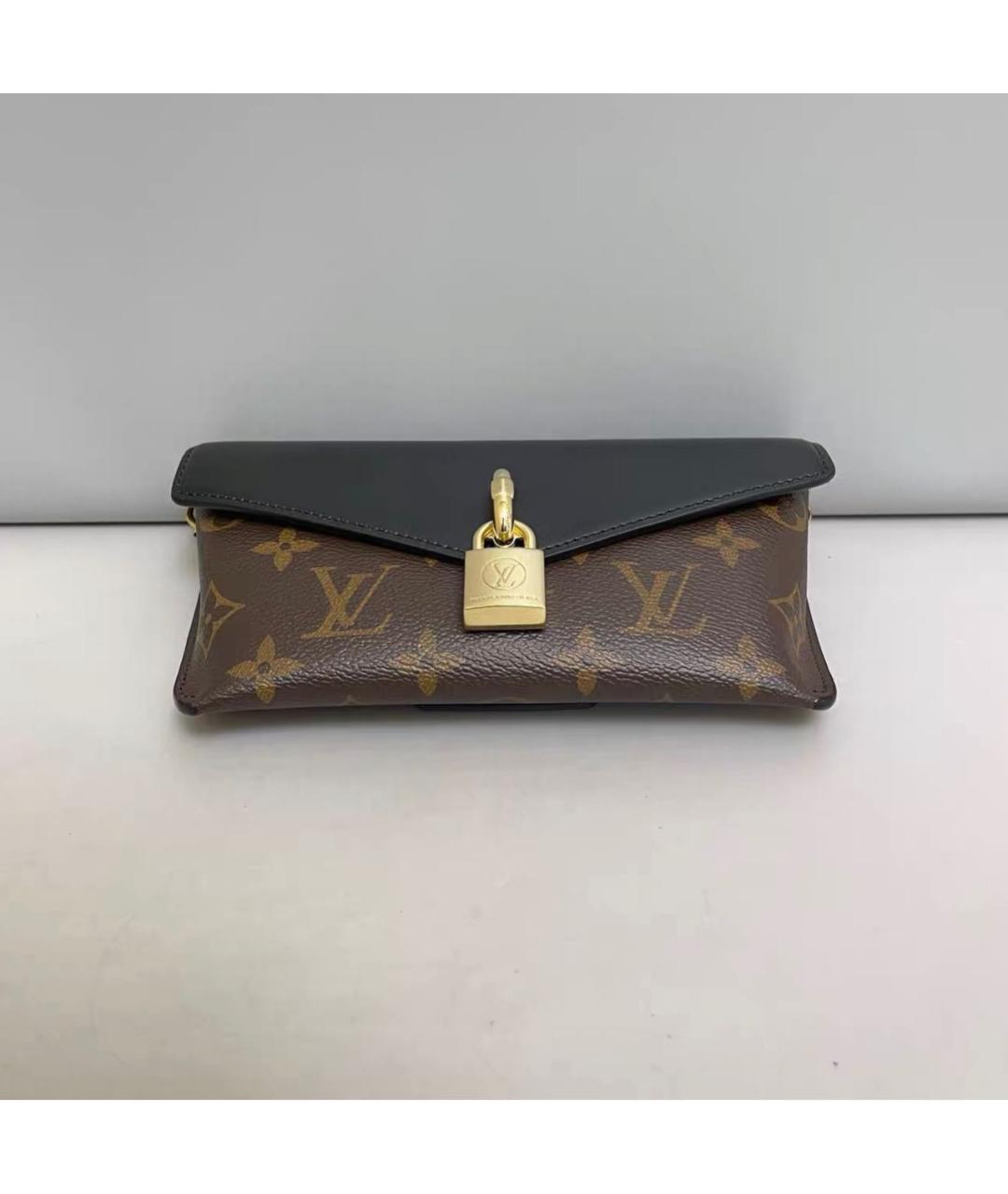 LOUIS VUITTON Коричневая сумка через плечо из канвы, фото 4