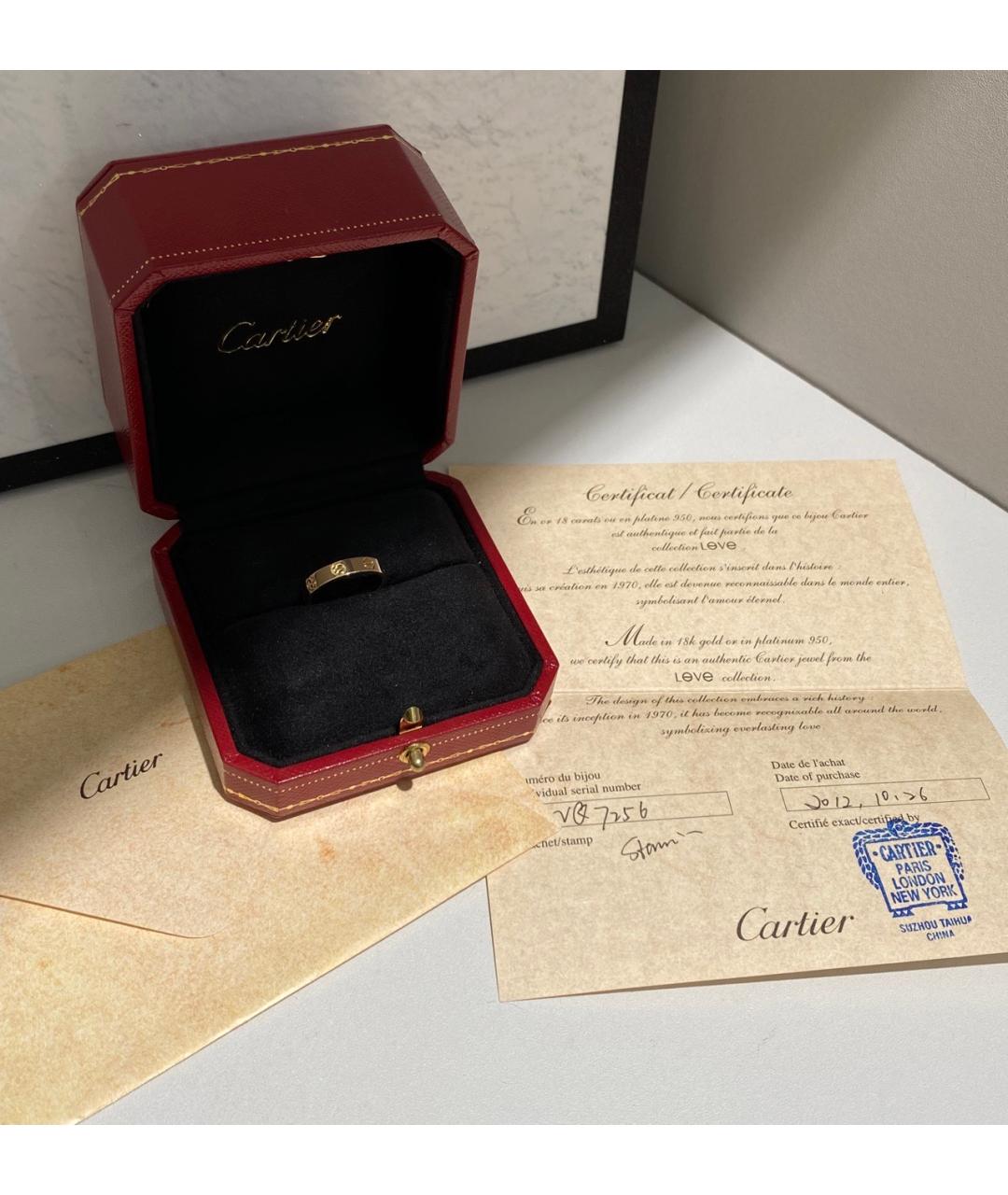 CARTIER Золотое кольцо из розового золота, фото 2
