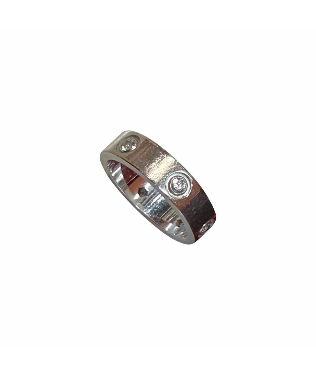CARTIER Серебряное кольцо из белого золота, фото 1