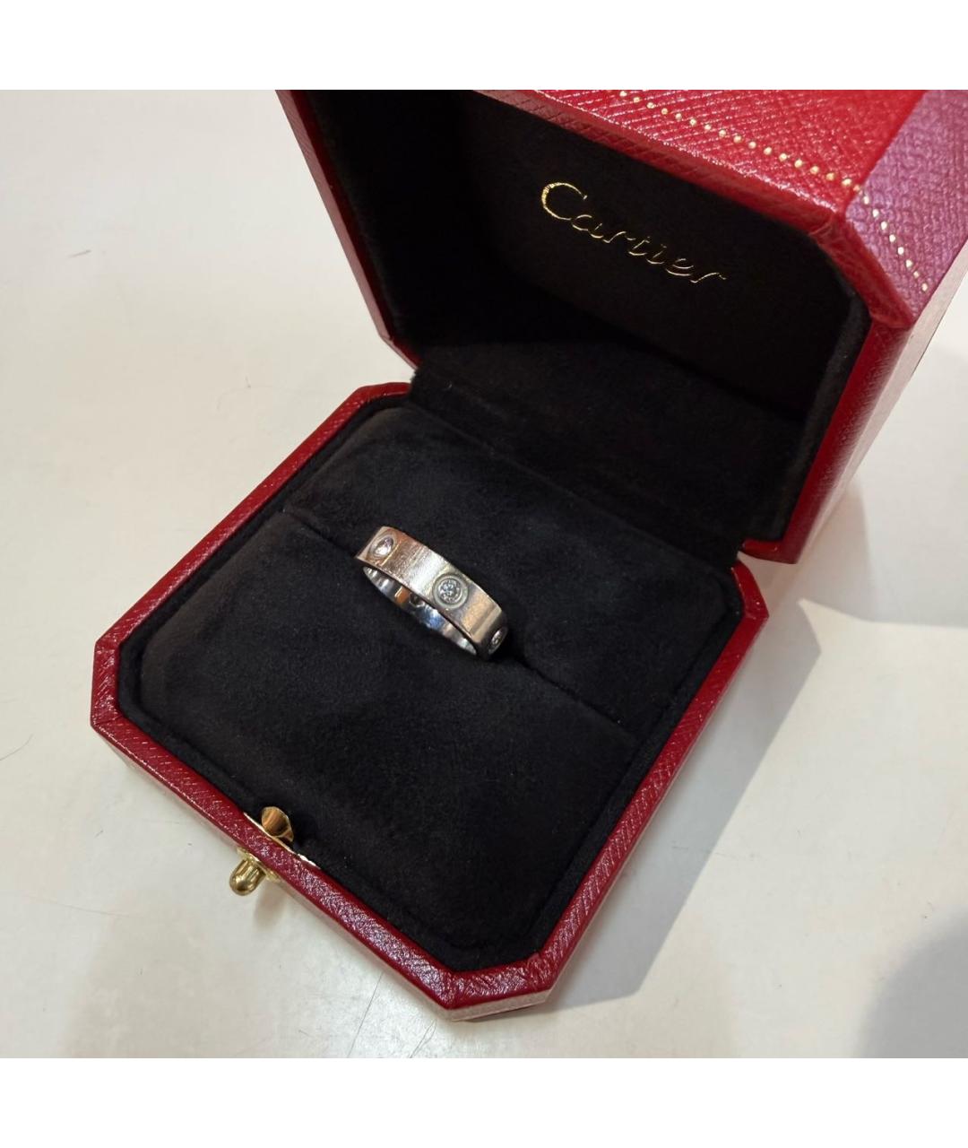 CARTIER Серебряное кольцо из белого золота, фото 2