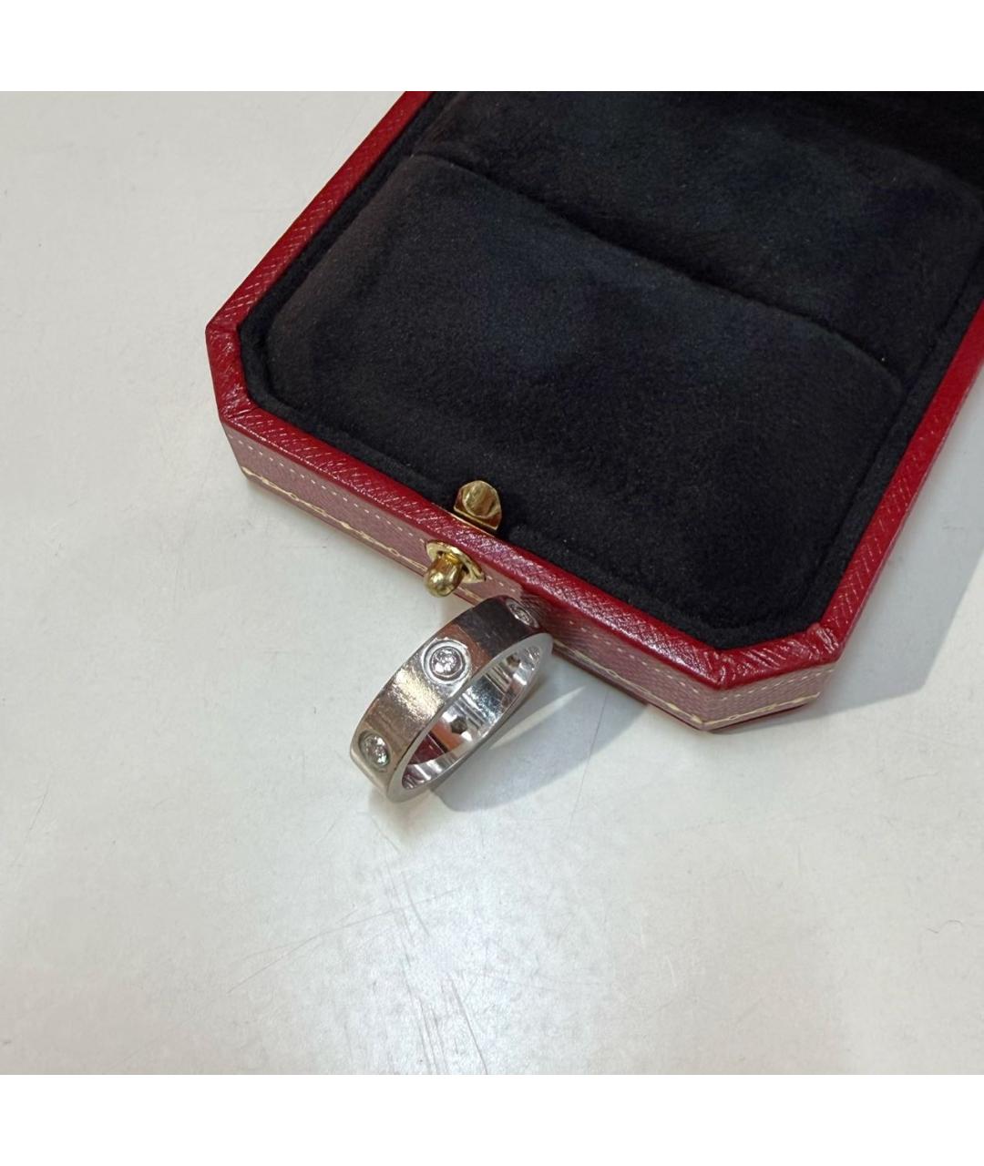 CARTIER Серебряное кольцо из белого золота, фото 3