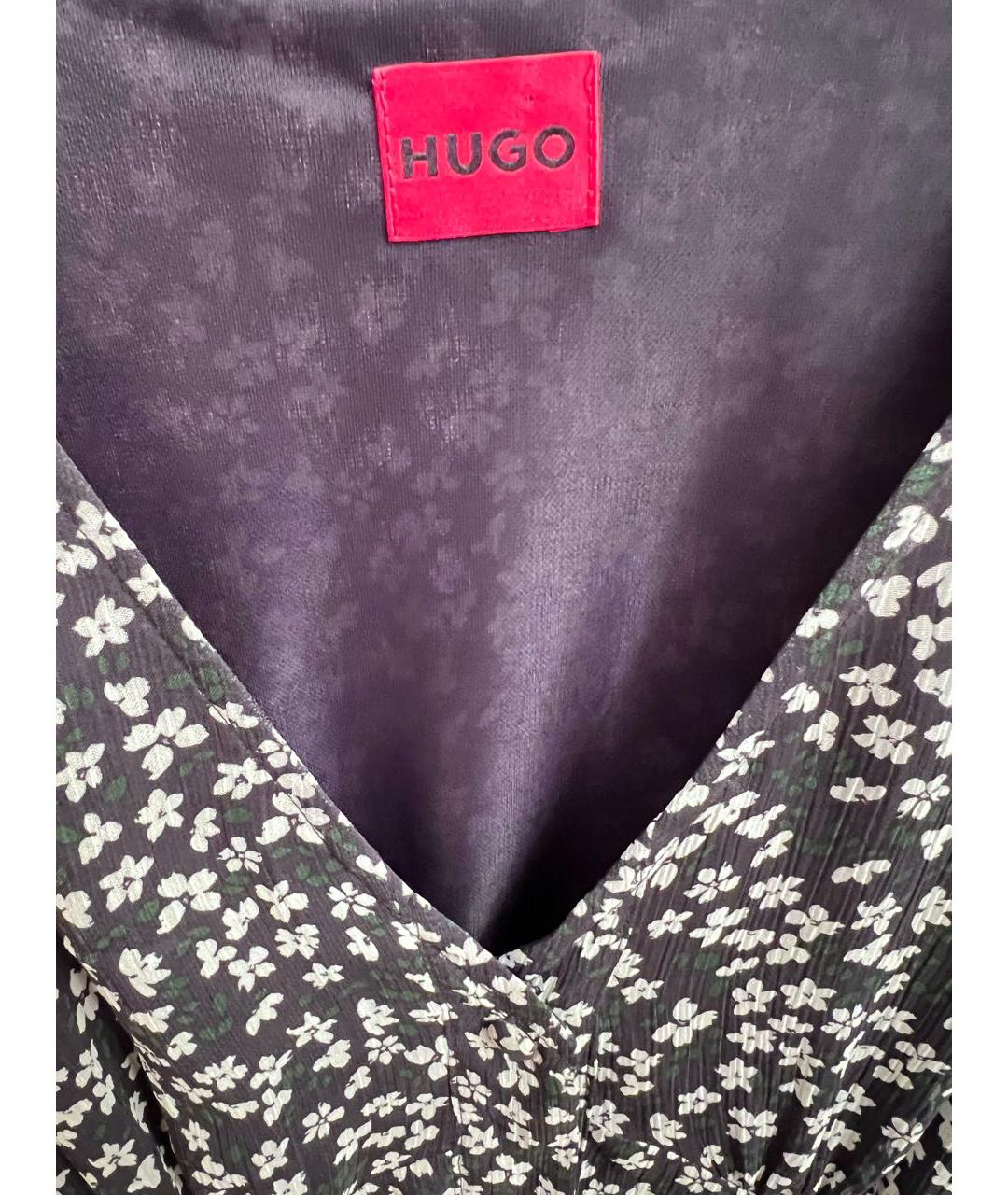 HUGO BOSS Черное повседневное платье, фото 3
