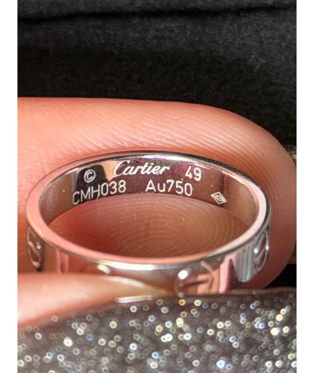 CARTIER Серебряное кольцо из белого золота, фото 6