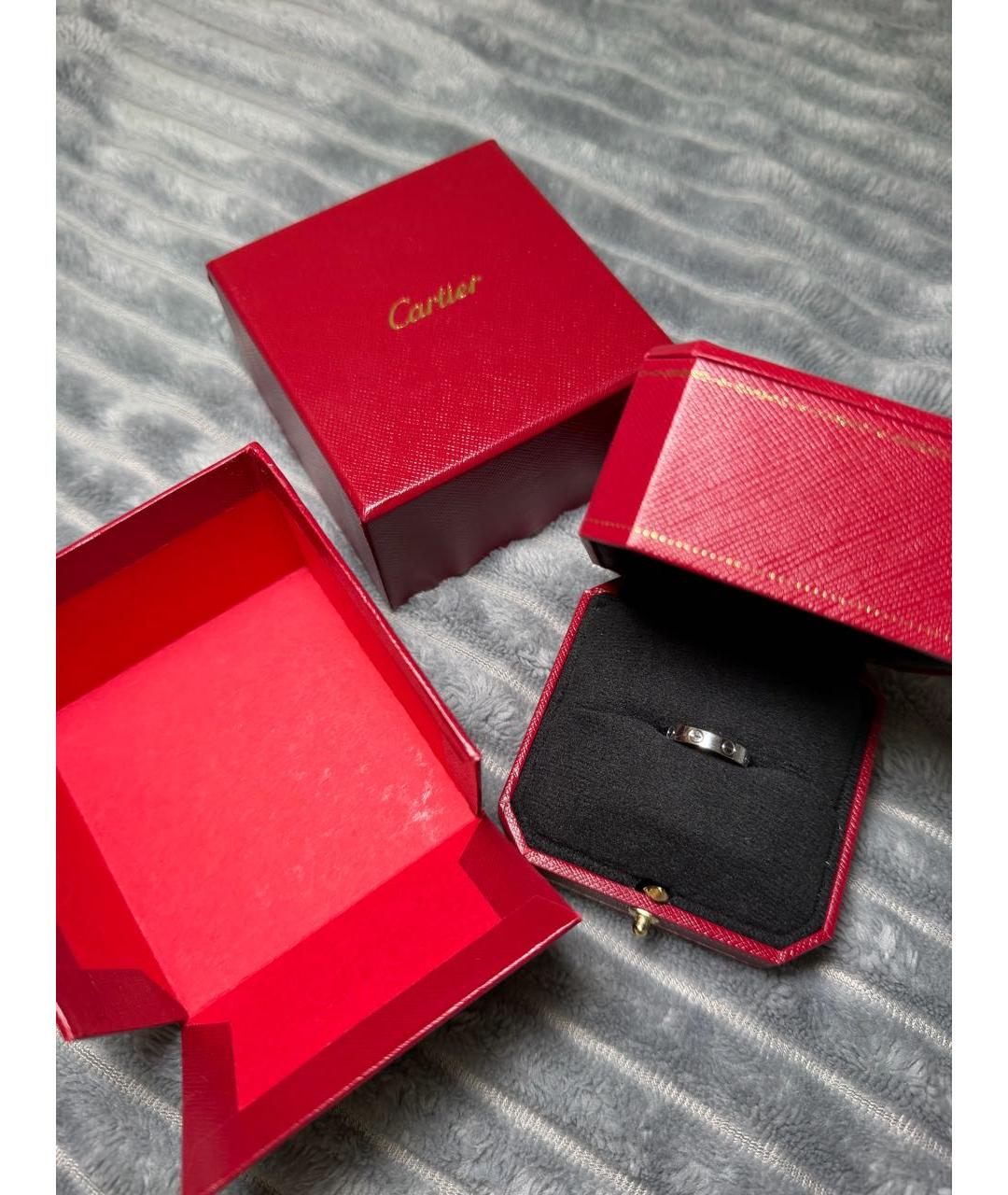 CARTIER Серебряное кольцо из белого золота, фото 5