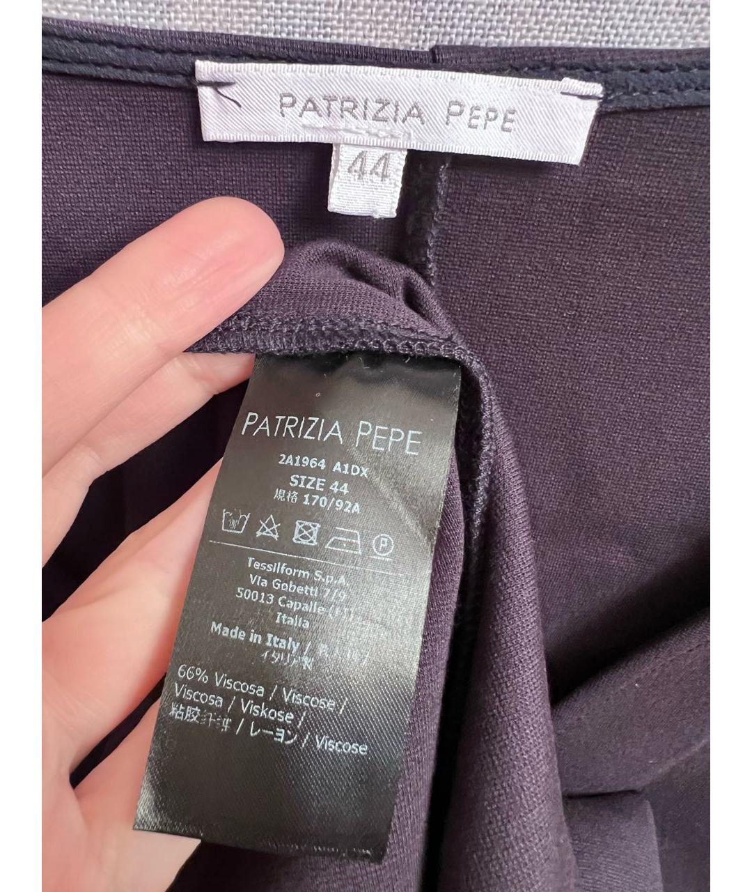 PATRIZIA PEPE Темно-синее повседневное платье, фото 3