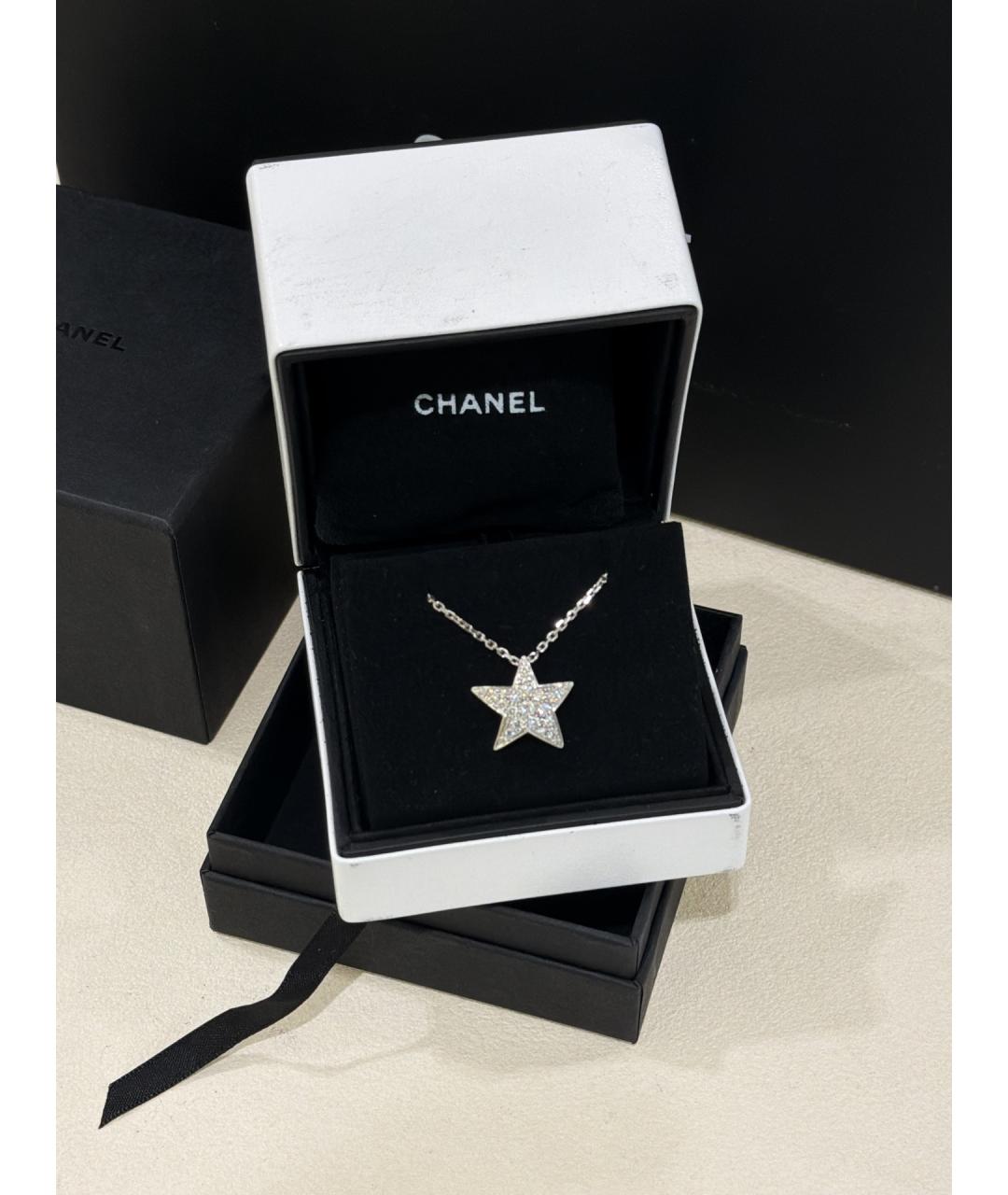 CHANEL Серебряное колье из белого золота, фото 5