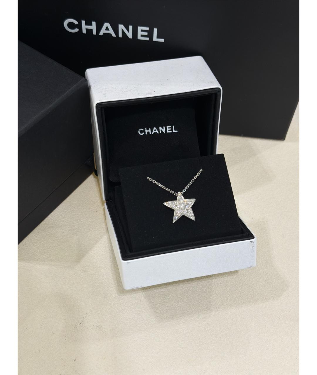 CHANEL Серебряное колье из белого золота, фото 2