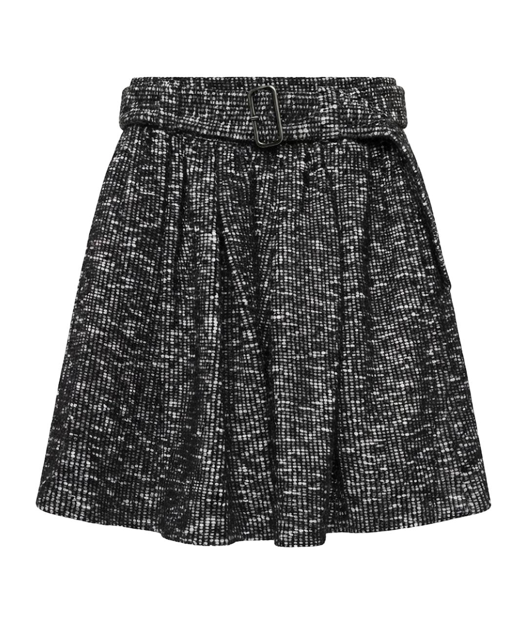 BURBERRY Черная юбка мини, фото 1
