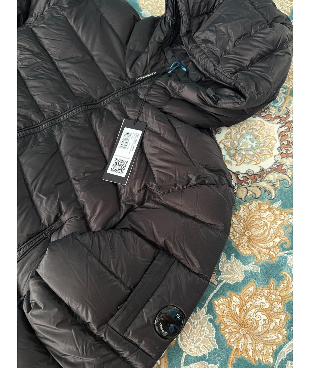 CP COMPANY Черный нейлоновый пуховик, фото 2
