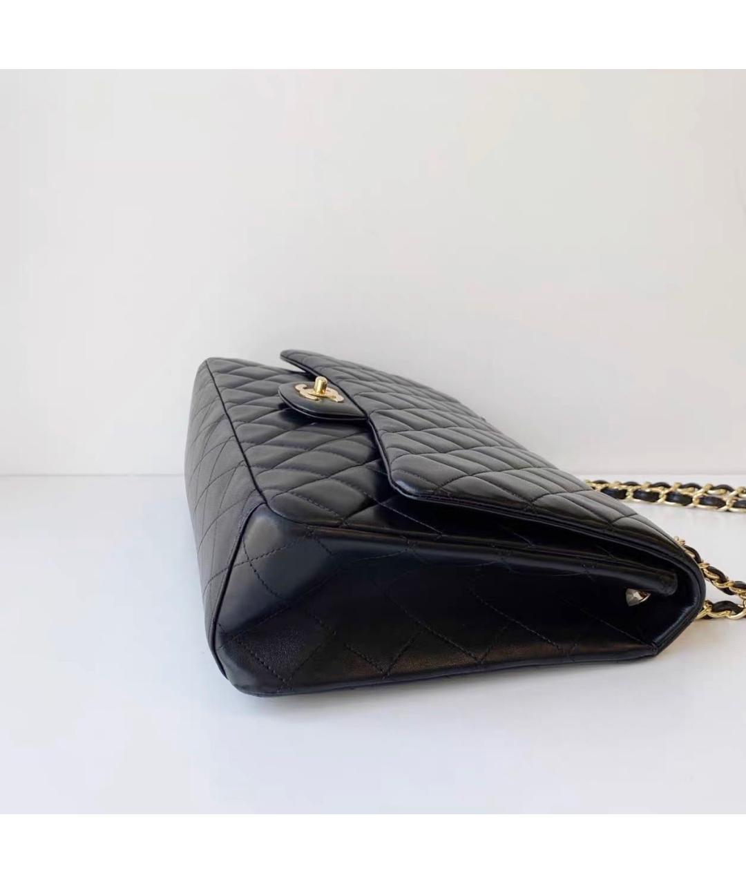 CHANEL Черная кожаная сумка тоут, фото 5