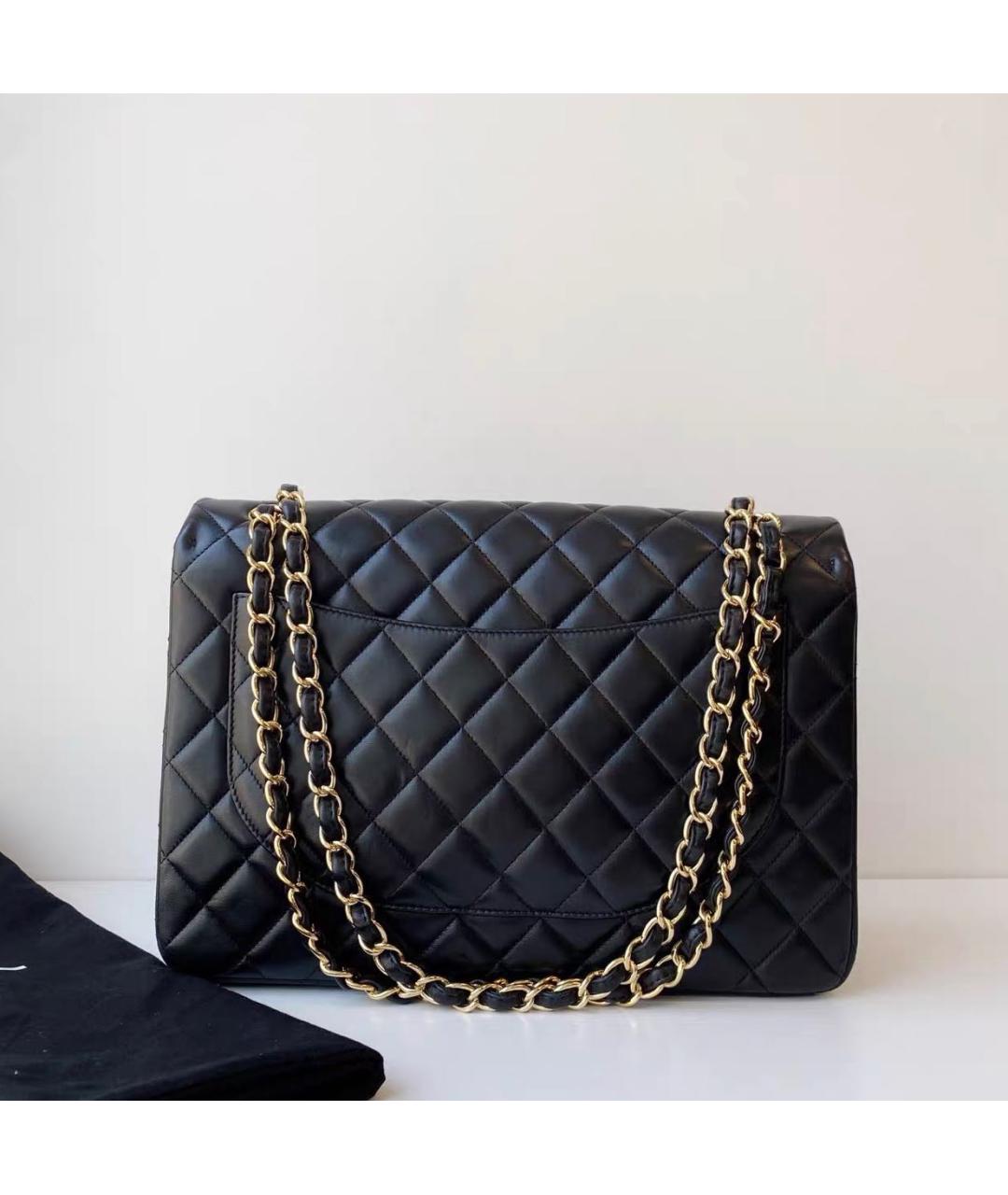 CHANEL Черная кожаная сумка тоут, фото 2
