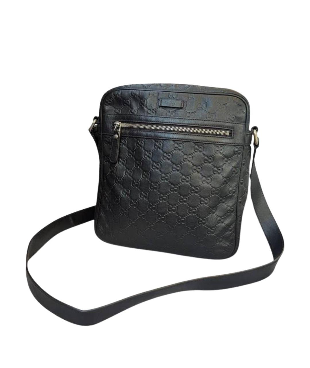 GUCCI Коричневая кожаная сумка на плечо, фото 1