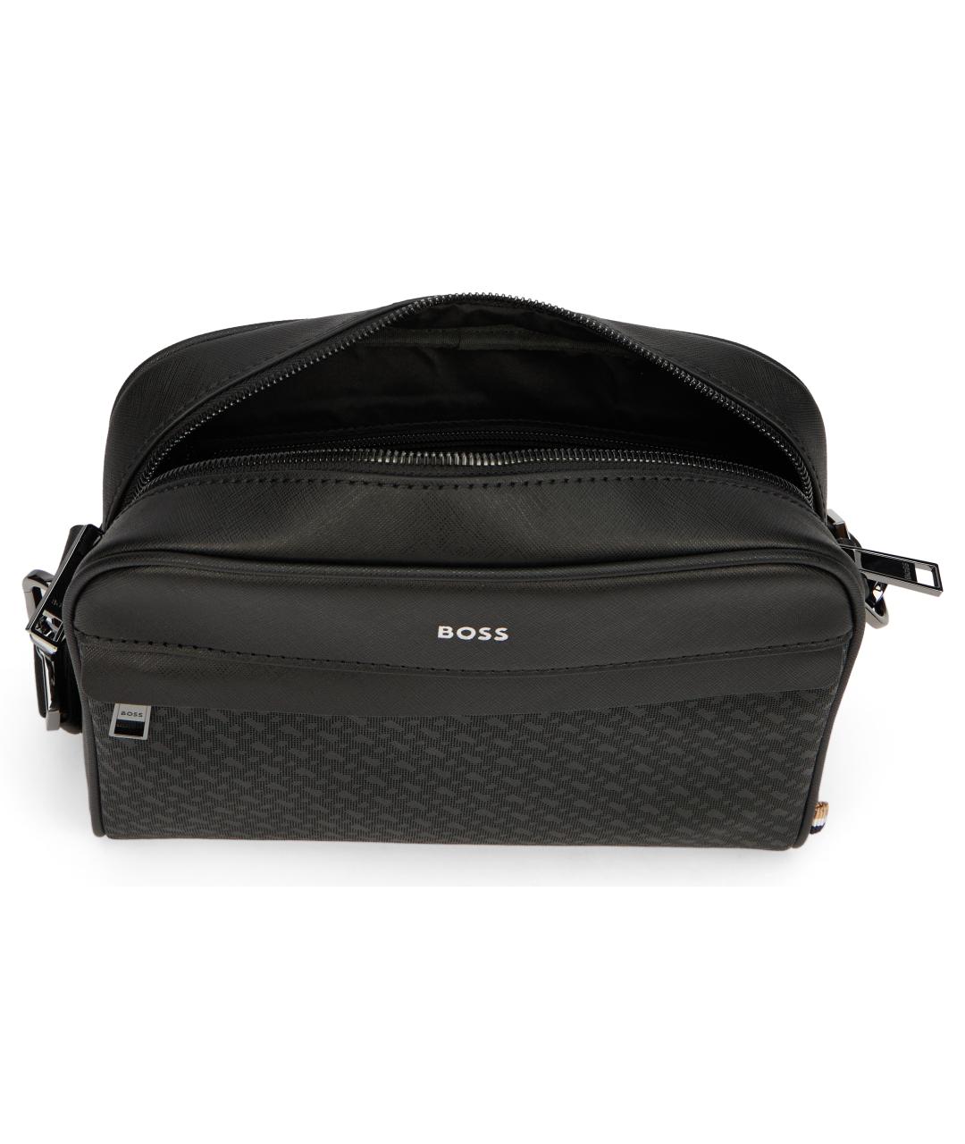 HUGO BOSS Черная сумка на плечо, фото 4