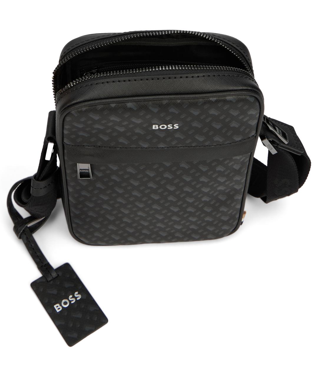 HUGO BOSS Черная сумка на плечо, фото 4