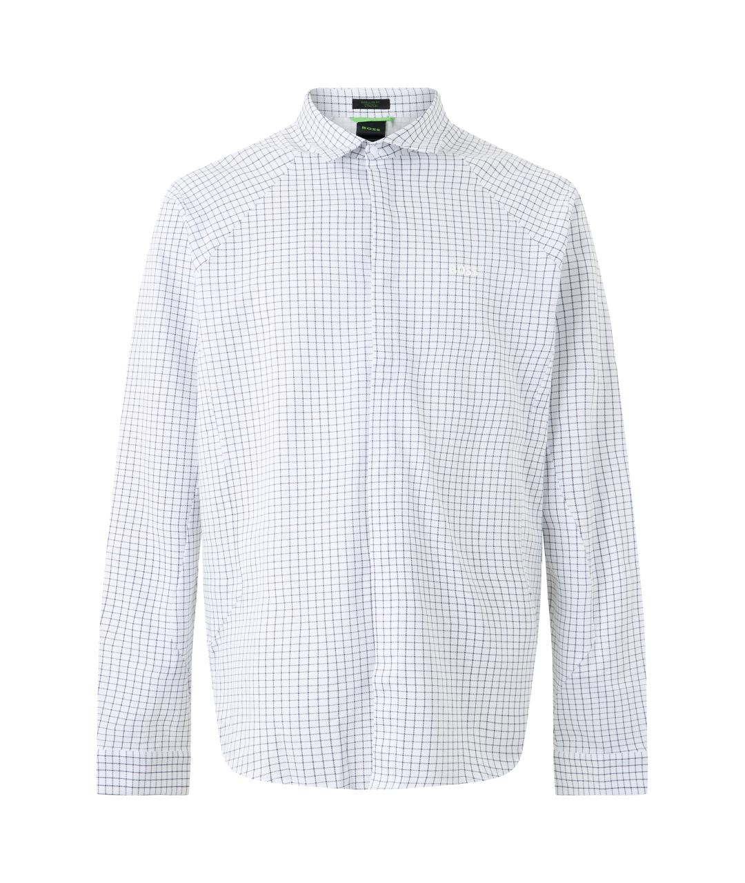 HUGO BOSS Мульти хлопковая классическая рубашка, фото 1
