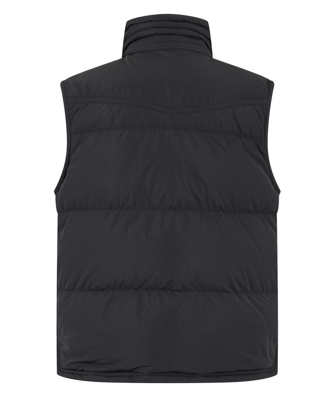 MONCLER GRENOBLE Черный синтетический жилет, фото 2