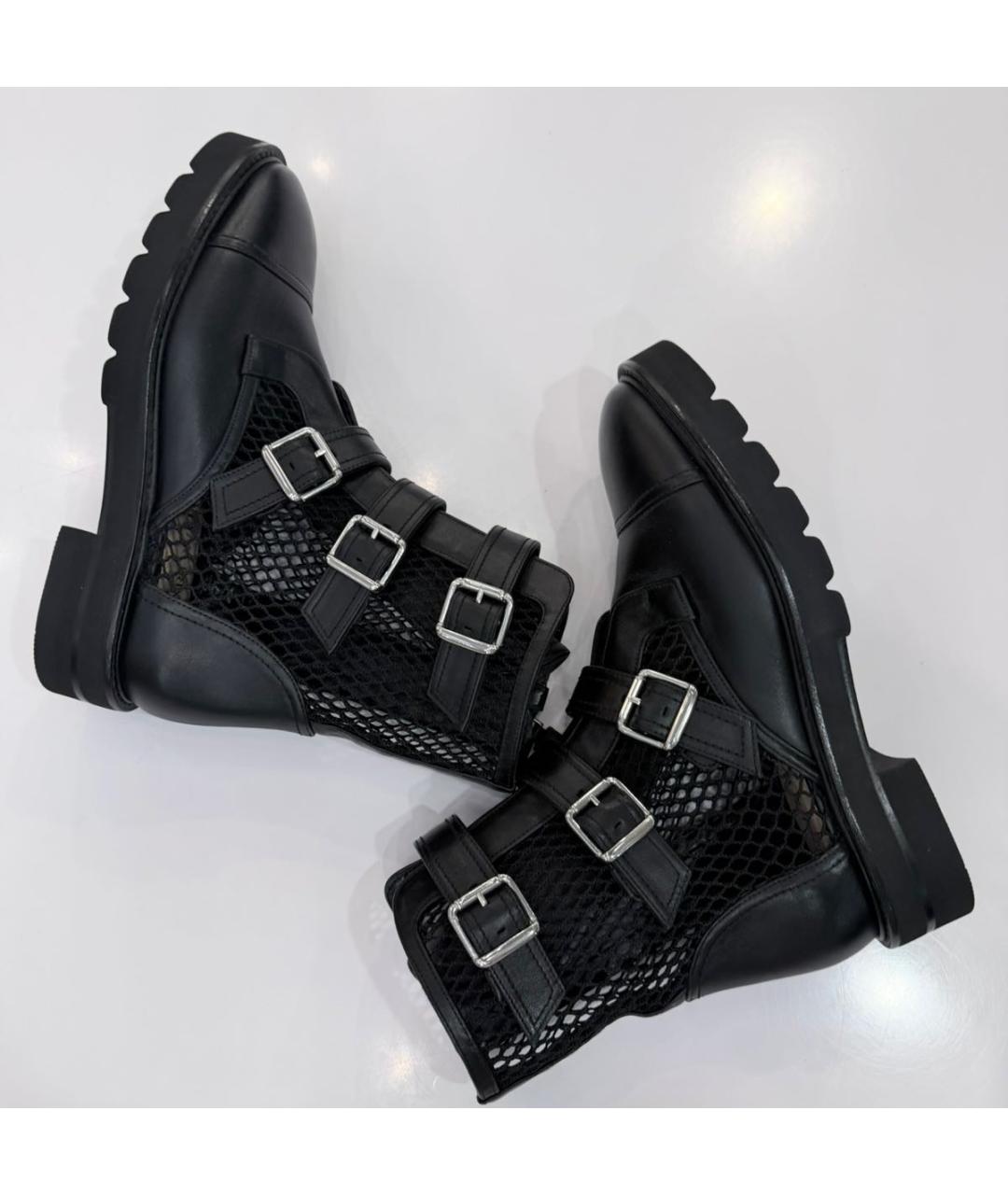 STUART WEITZMAN Черные кожаные ботинки, фото 5