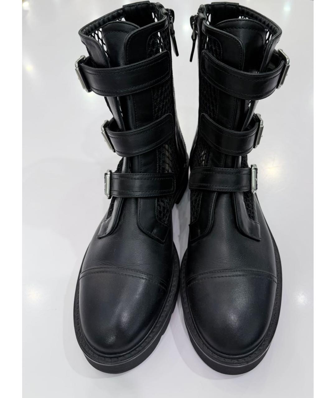 STUART WEITZMAN Черные кожаные ботинки, фото 2