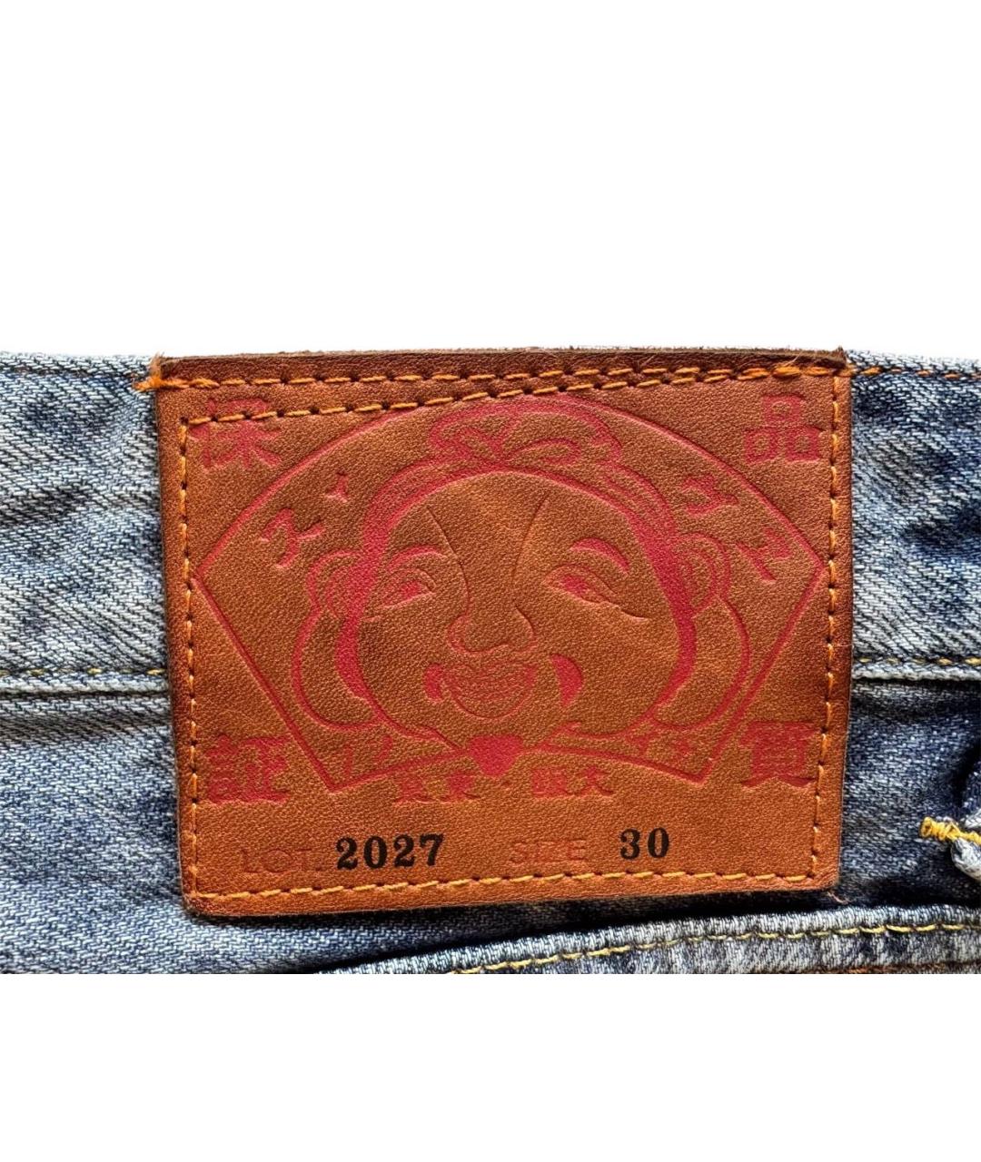 EVISU Голубые джинсы, фото 4