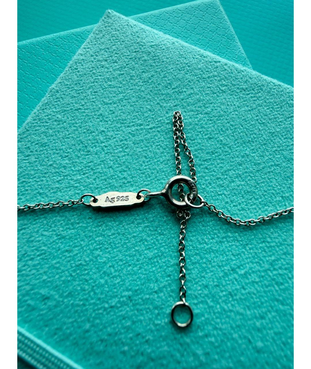 TIFFANY&CO Бирюзовое серебряное колье, фото 7