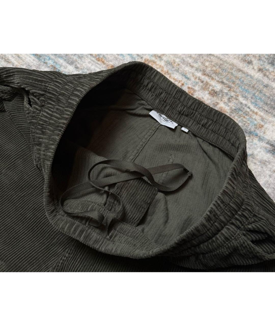 CARHARTT WIP Зеленые хлопковые повседневные брюки, фото 6