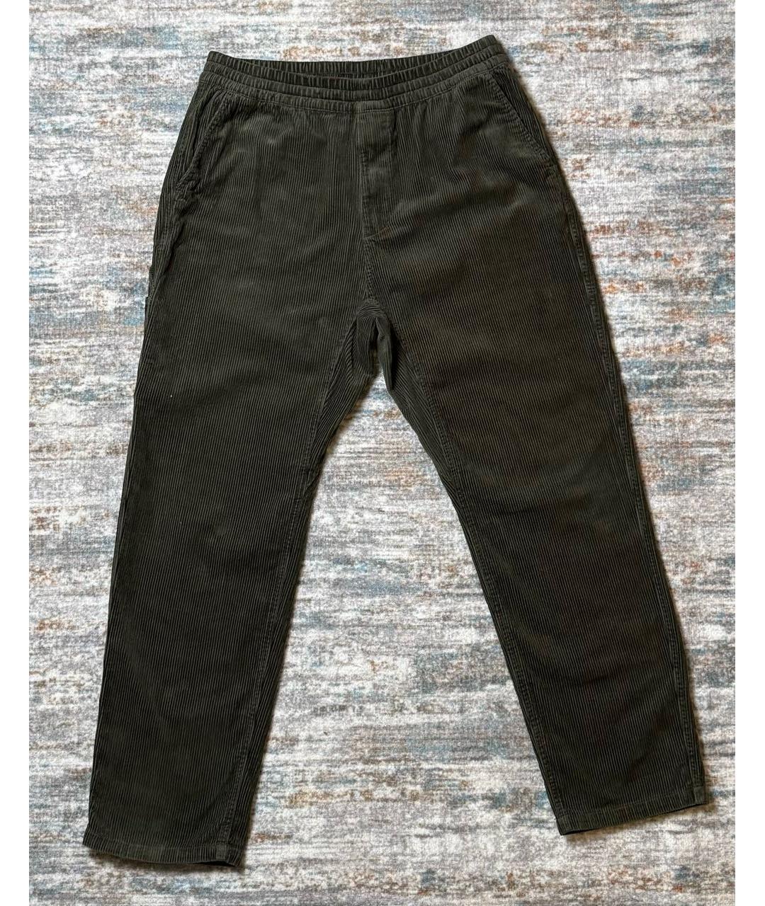 CARHARTT WIP Зеленые хлопковые повседневные брюки, фото 9