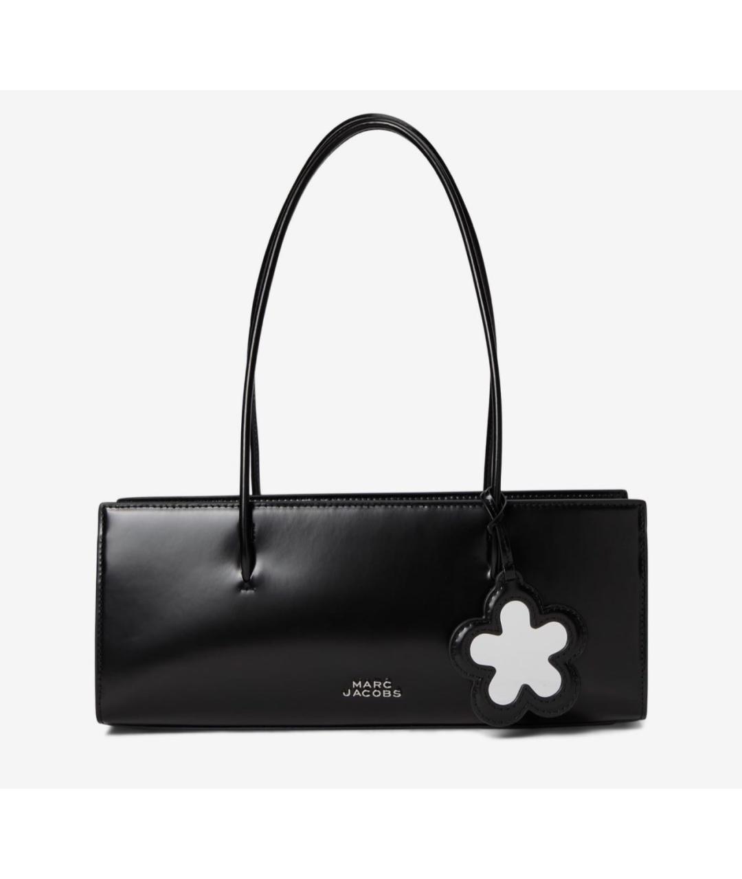 MARC JACOBS Черная кожаная сумка с короткими ручками, фото 8
