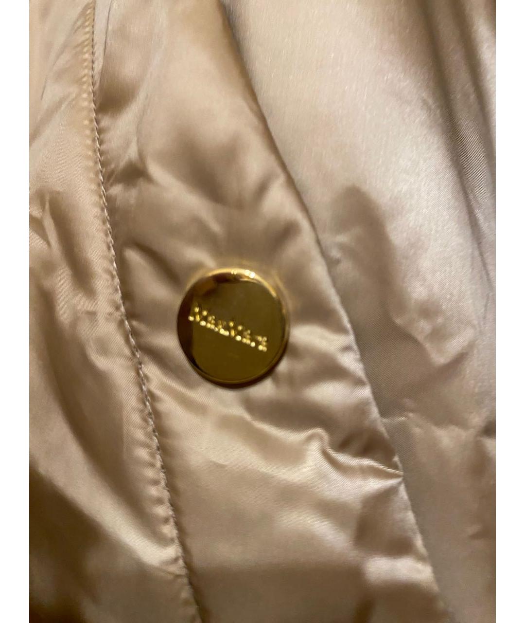 MAX MARA Бежевая нейлоновая куртка, фото 4