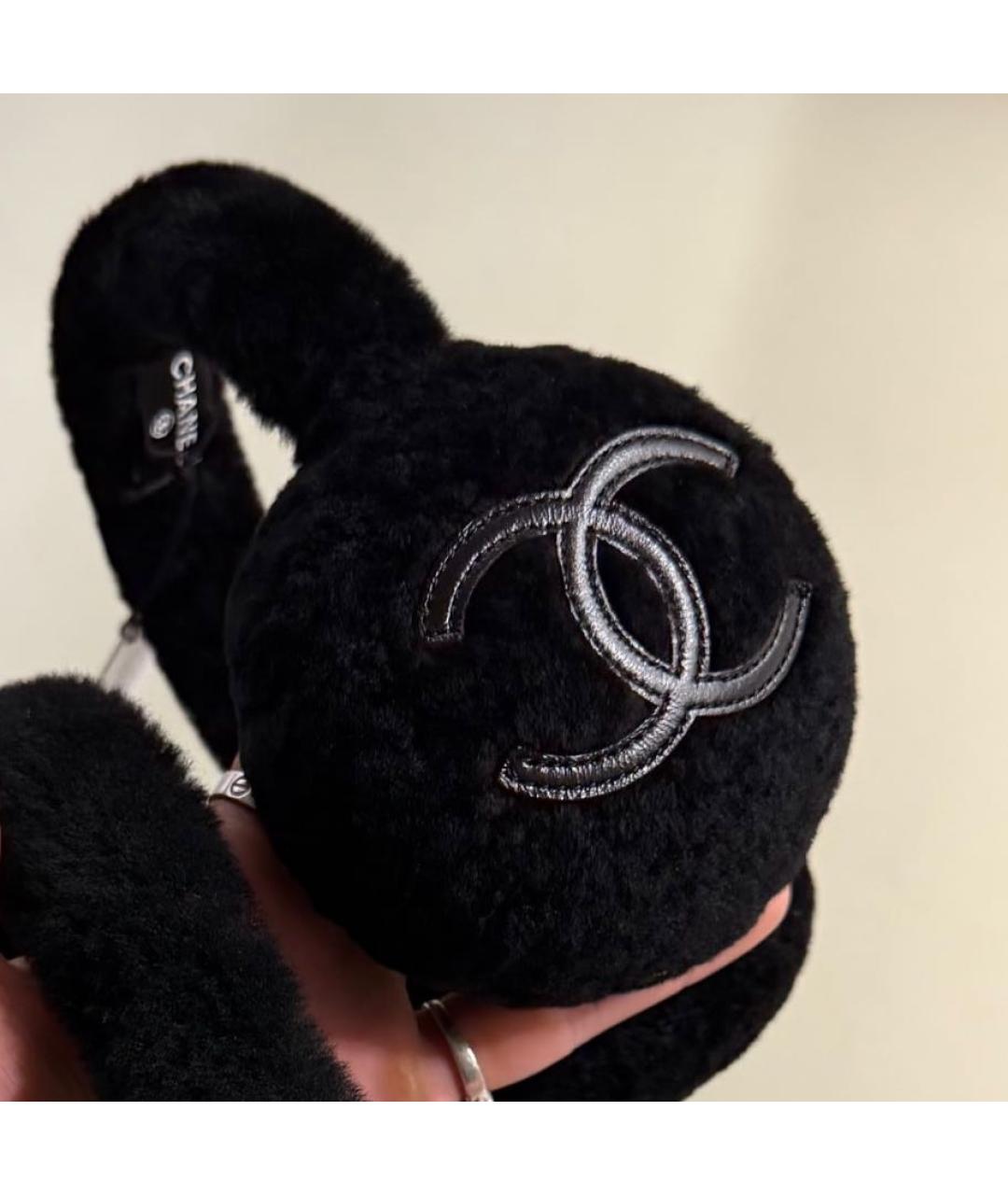 CHANEL Черные наушники, фото 2