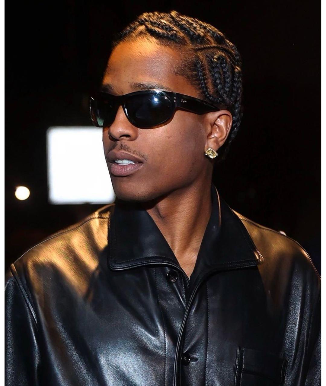 RAY BAN Черные пластиковые солнцезащитные очки, фото 3