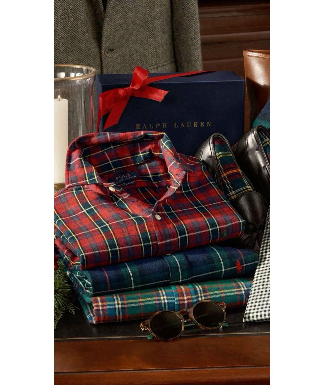 POLO RALPH LAUREN Мульти хлопковая кэжуал рубашка, фото 7