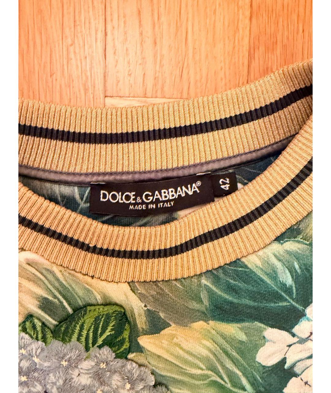 DOLCE&GABBANA Серый хлопковый спортивные костюмы, фото 6