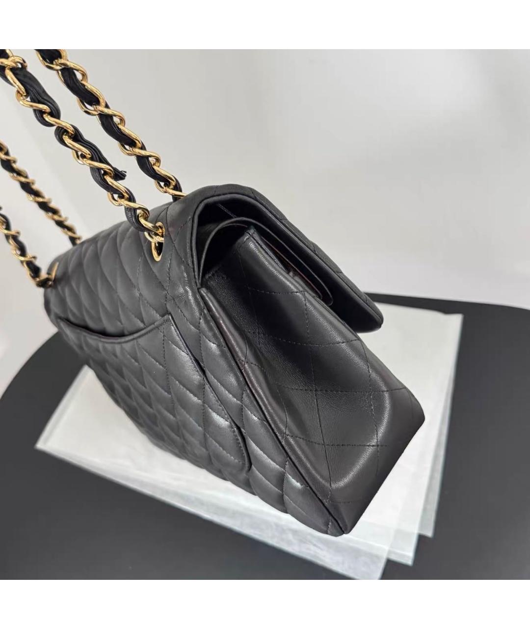 CHANEL Черная кожаная сумка тоут, фото 3