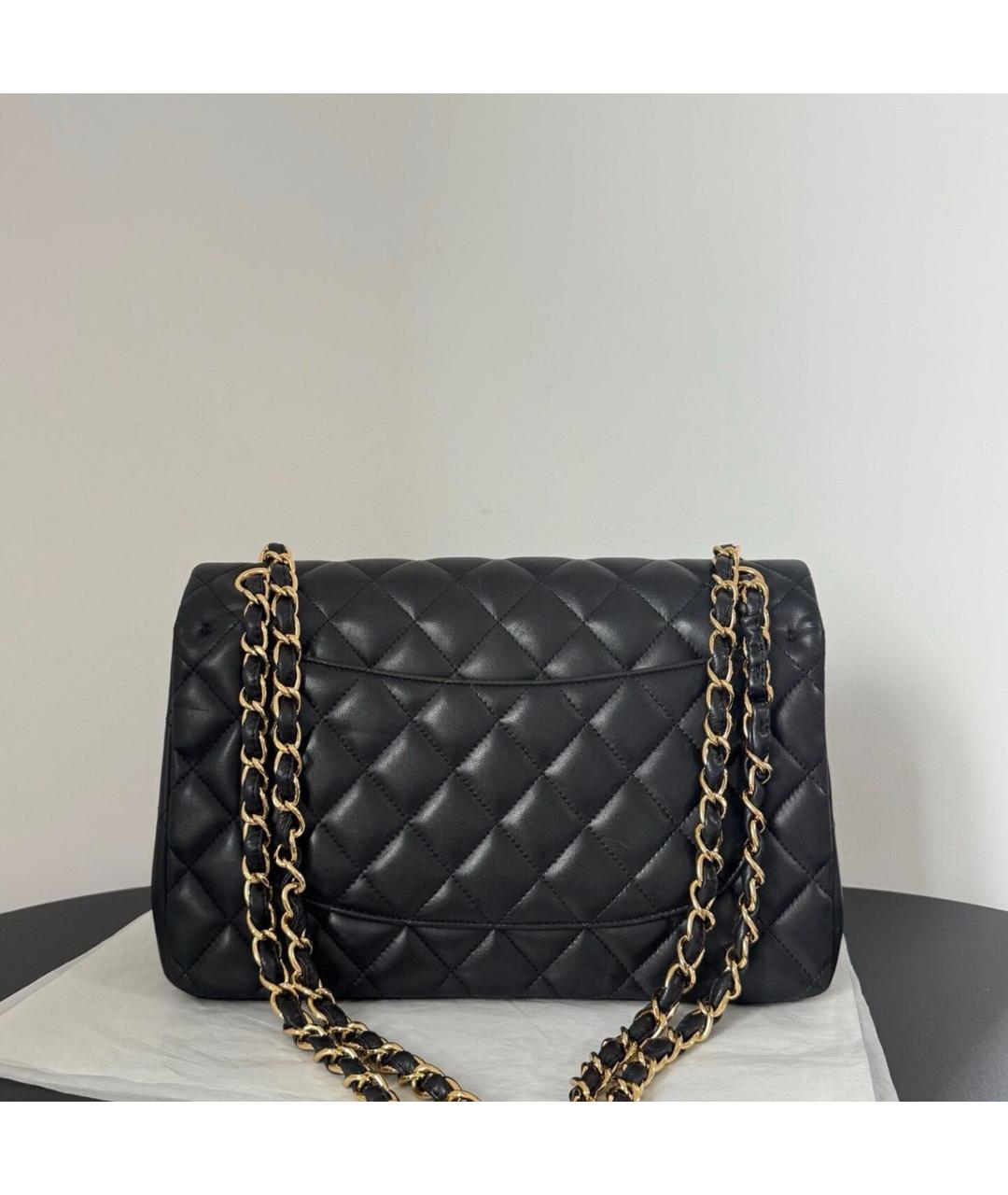 CHANEL Черная кожаная сумка тоут, фото 2