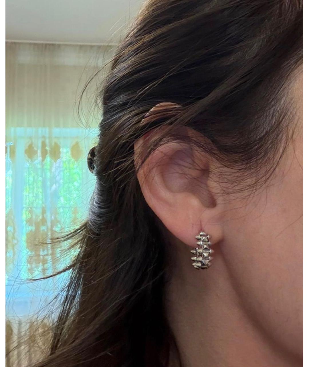 CARTIER Серебряные серьги из белого золота, фото 4