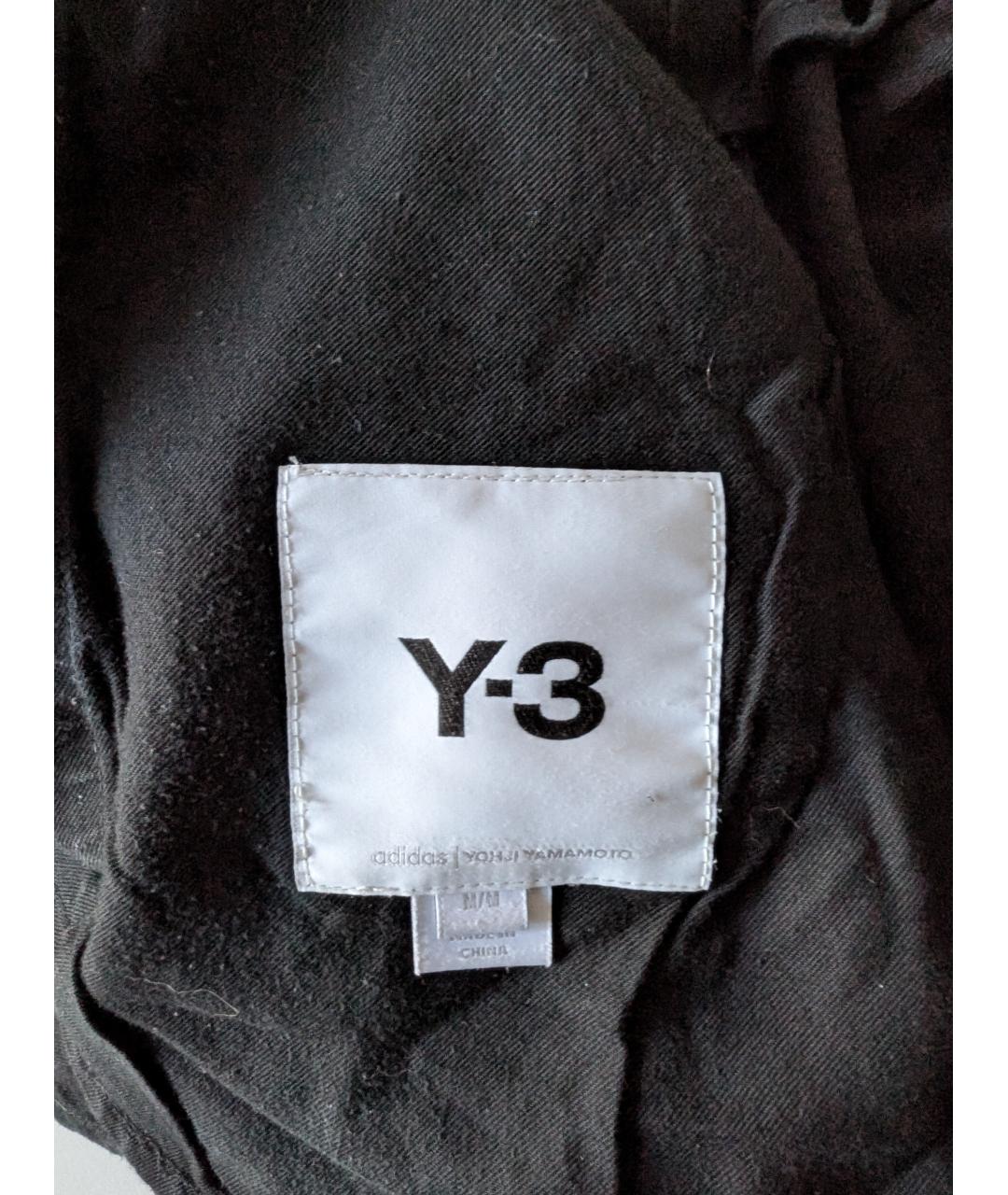 Y-3 Черные полиэстеровые шорты, фото 6
