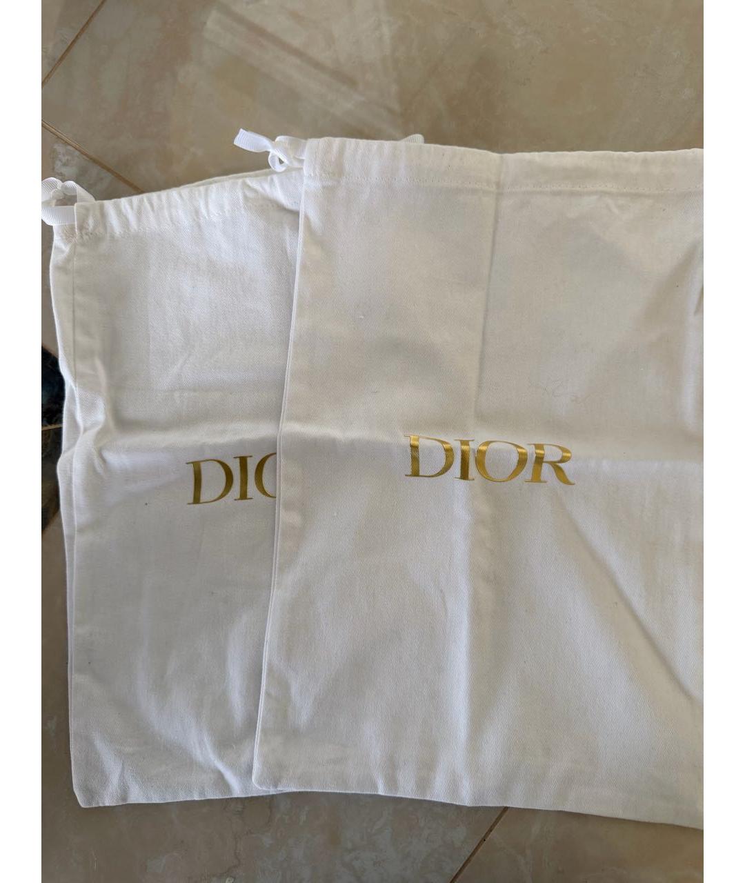 CHRISTIAN DIOR Бежевые кожаные кроссовки, фото 6