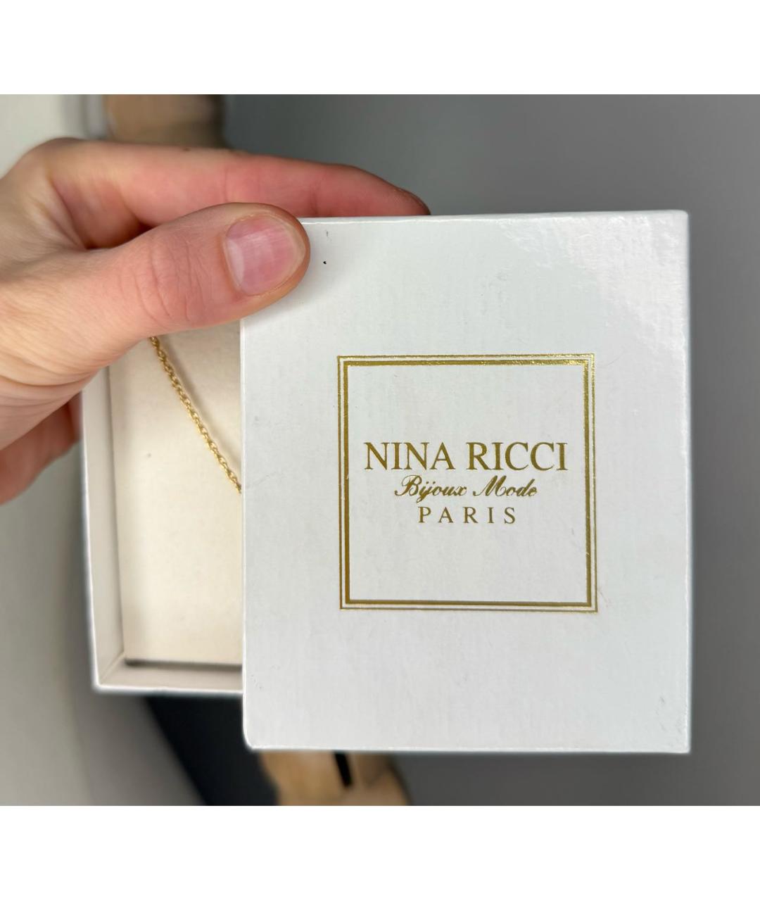 NINA RICCI Золотое колье, фото 3