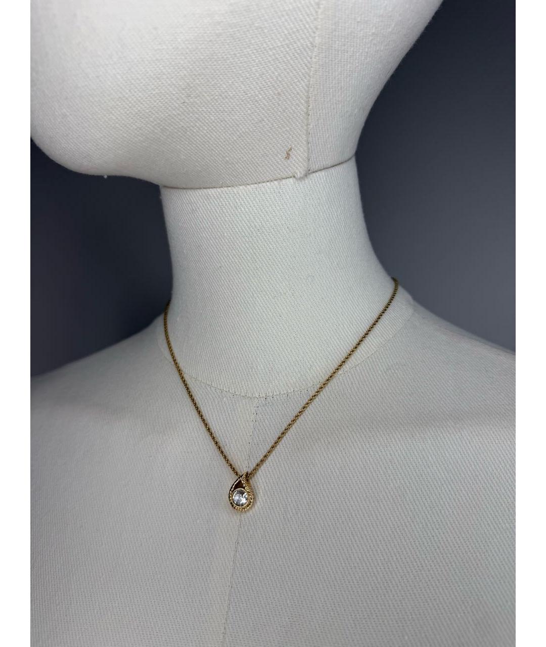 CHRISTIAN DIOR Золотое колье, фото 2