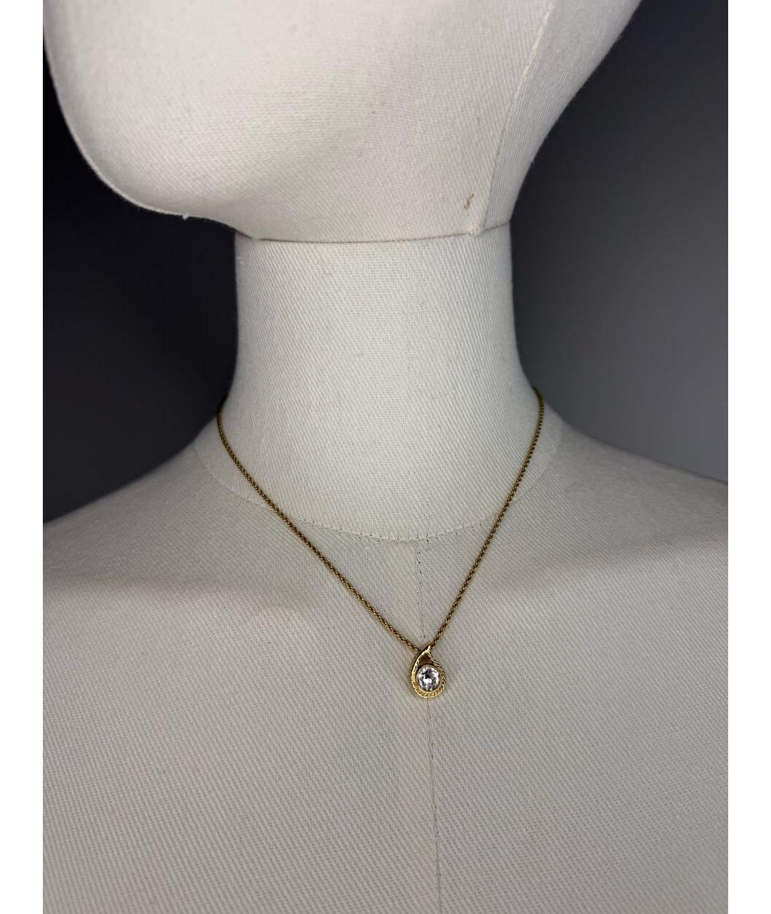 CHRISTIAN DIOR Золотое колье, фото 4