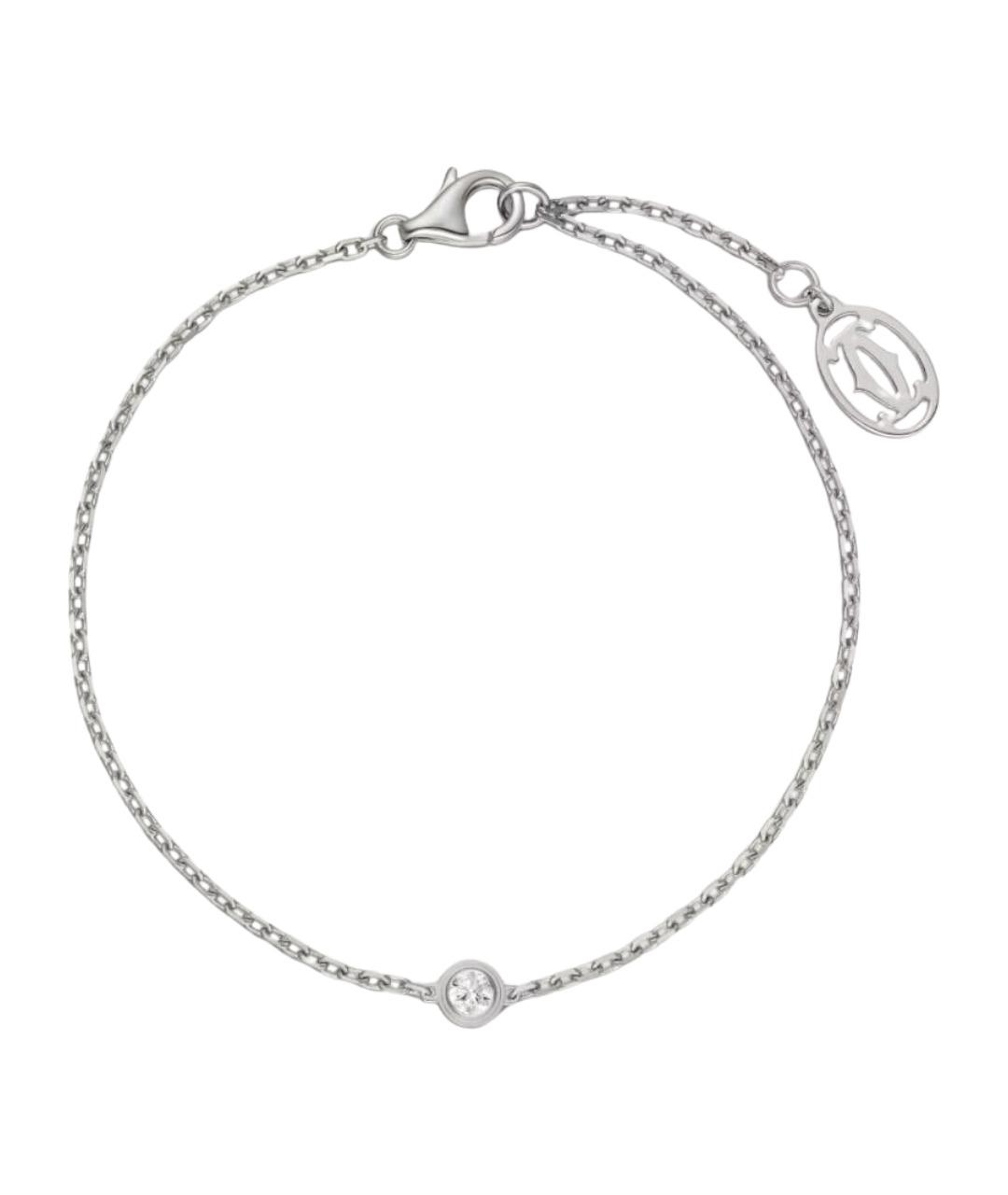 CARTIER Серебряный браслет из белого золота, фото 1