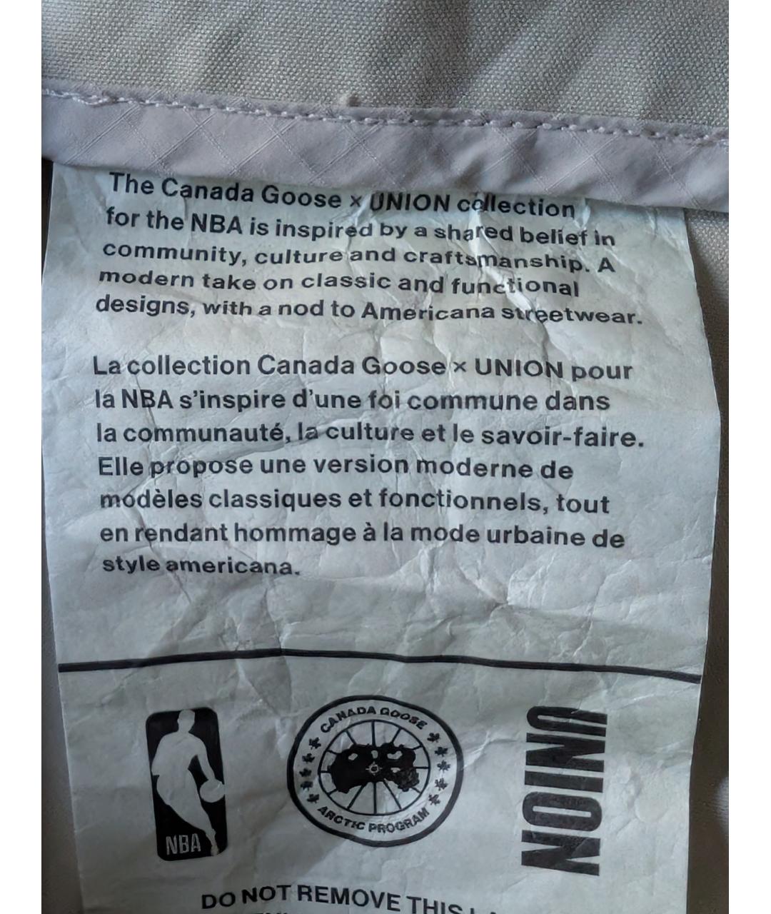 CANADA GOOSE Бежевая хлопковая парка, фото 8
