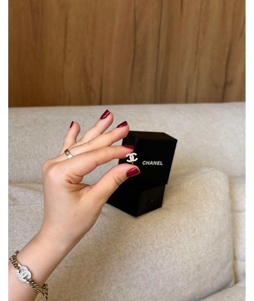 CHANEL Золотые серьги, фото 2