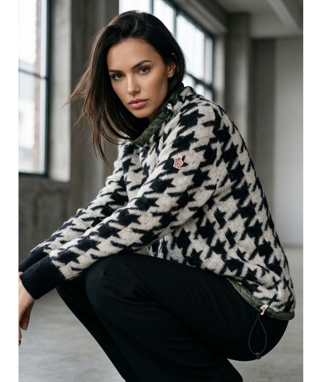 MONCLER Серый шерстяной джемпер / свитер, фото 4