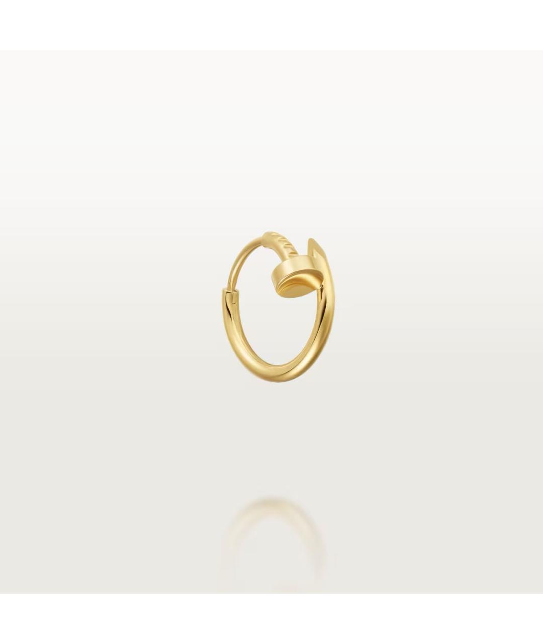 CARTIER Золотые серьги из желтого золота, фото 6