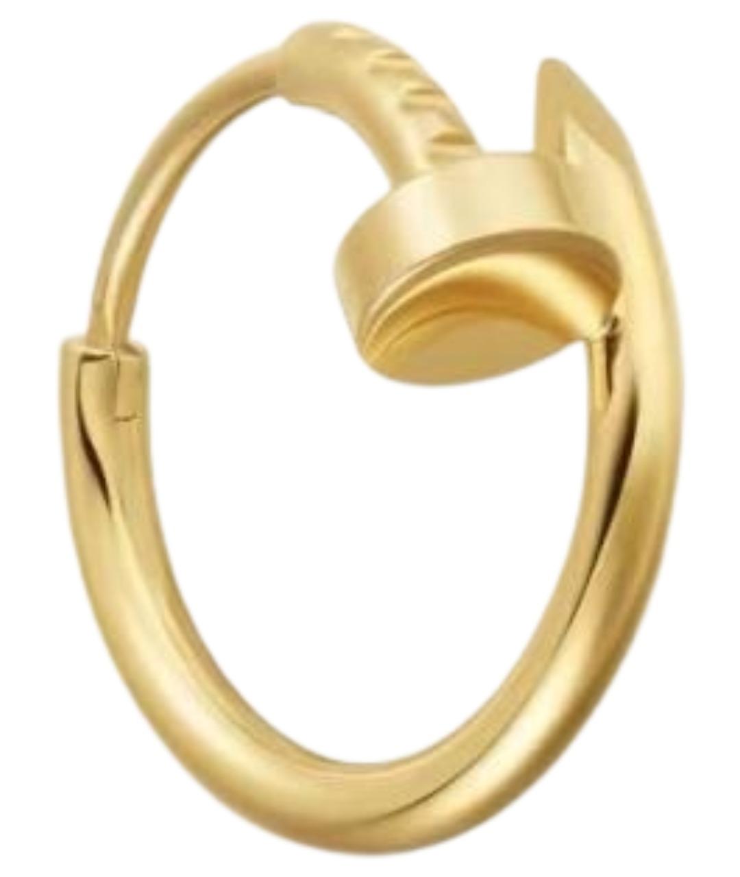 CARTIER Золотые серьги из желтого золота, фото 1