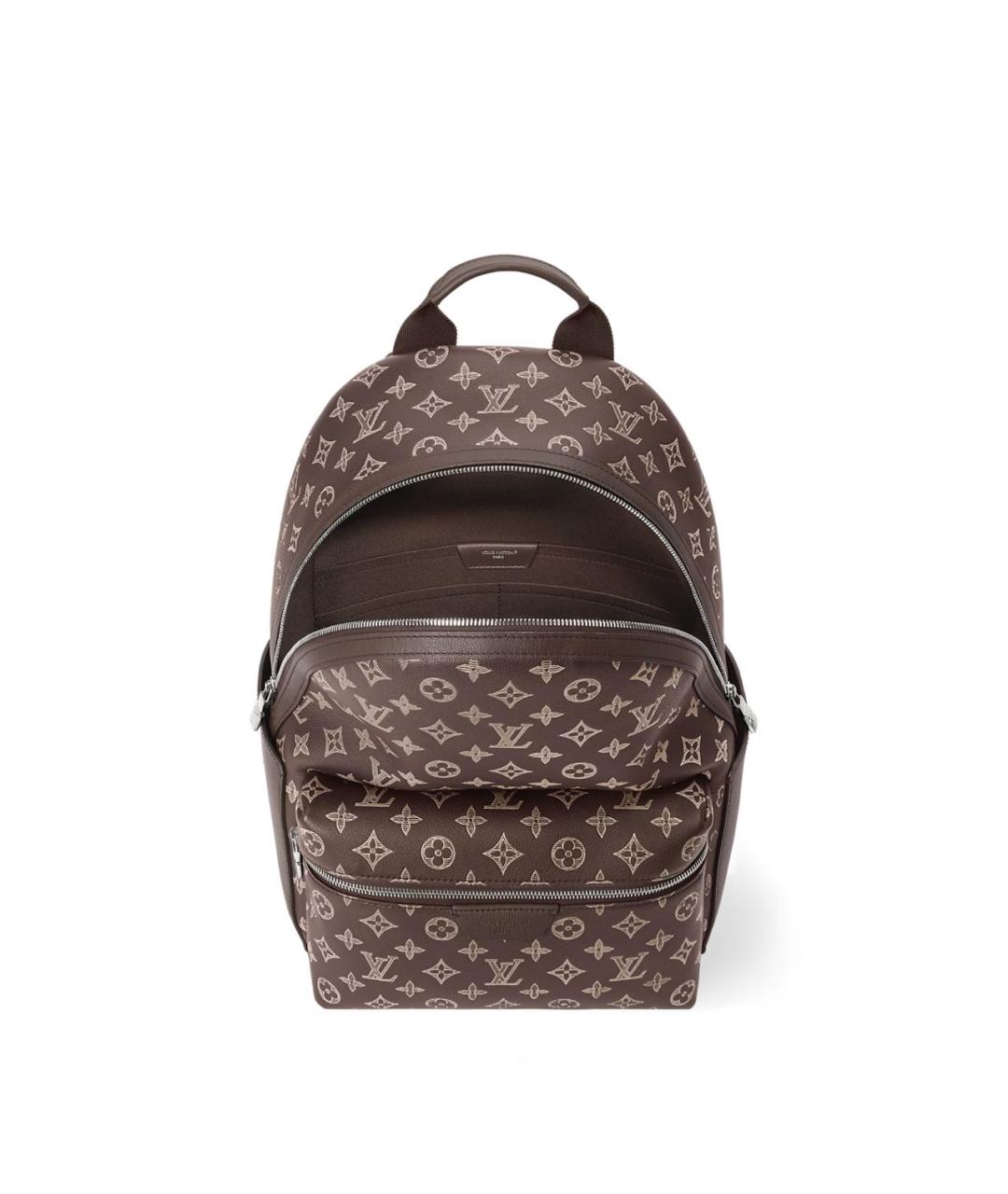 LOUIS VUITTON Коричневый рюкзак из канвы, фото 3